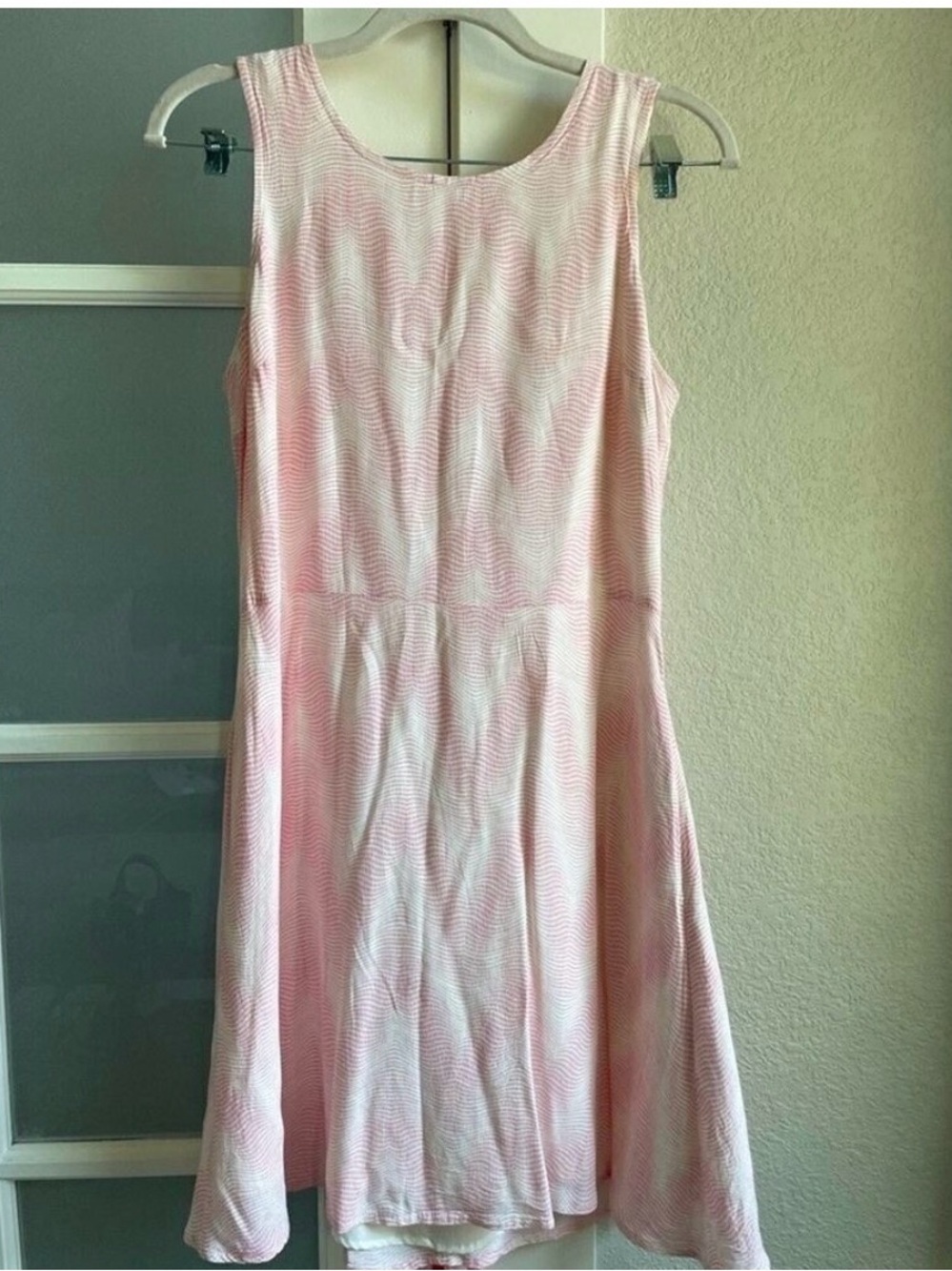 GAP Light Pink Sleeveless Tie-Waist Mini Dress - Picture 2 of 5